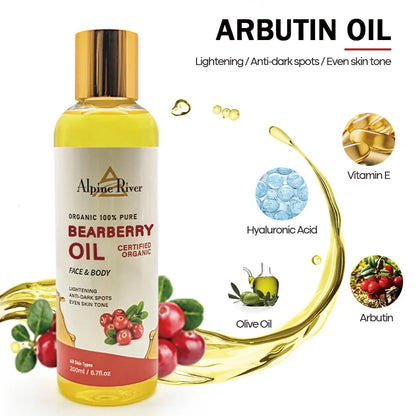 Organic Vitamin C Arbutin Body Massage Oil