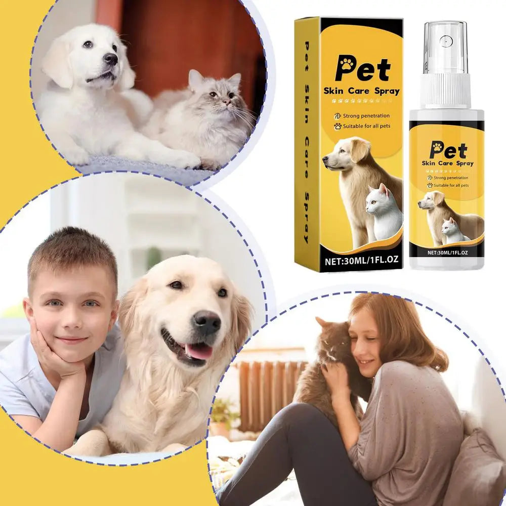 Natural Dog Puppy Moisturizing Spray