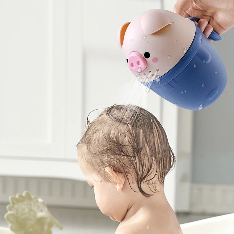 Cute Baby Piggy Shampoo Rinse Cup