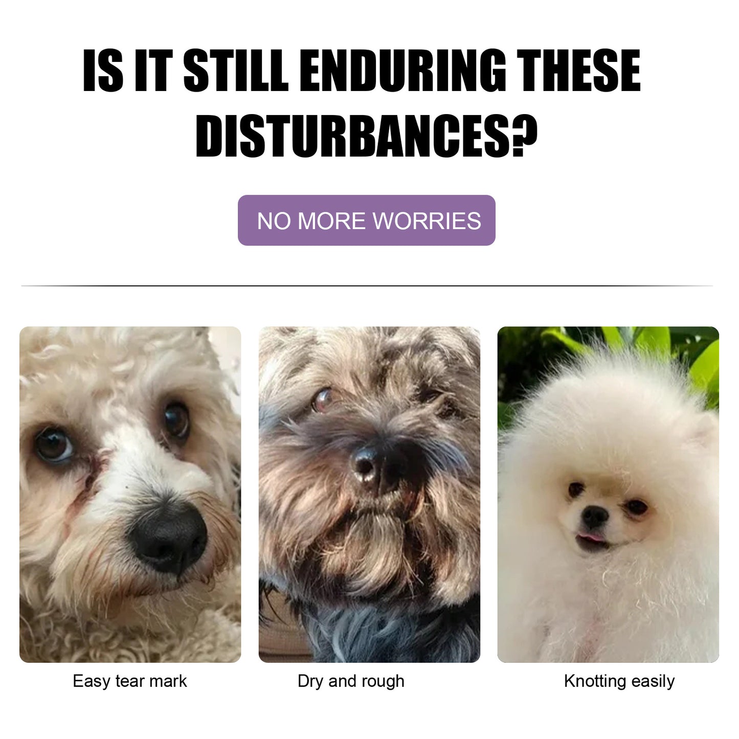 Pet Hair Conditioner Natural Softening Formula