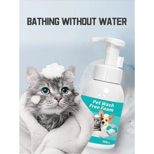 Natural Waterless Pet Shampoo Foam