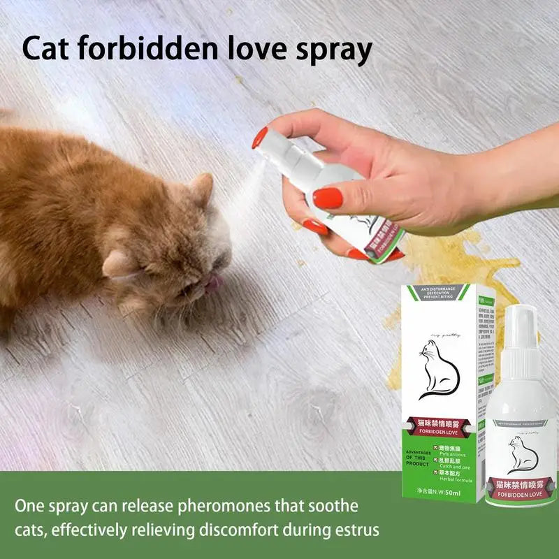 Natural Cat Calming Pheromone Spray