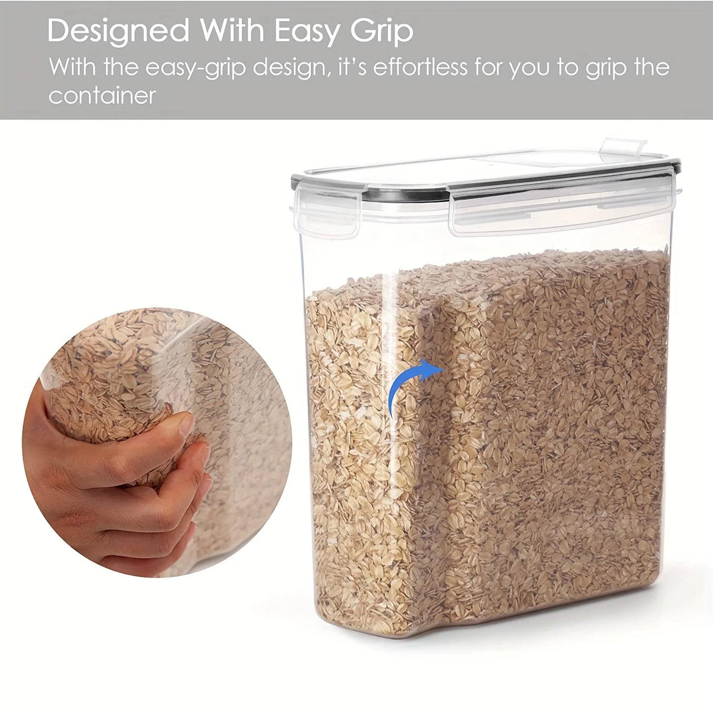 Airtight BPA-Free Cereal Storage Containers