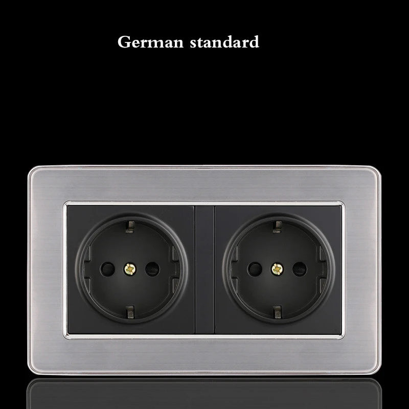Brushed Stainless Steel Wall Switch