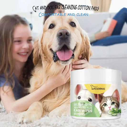 Pet Ear Cleaning Wipes Natural Care