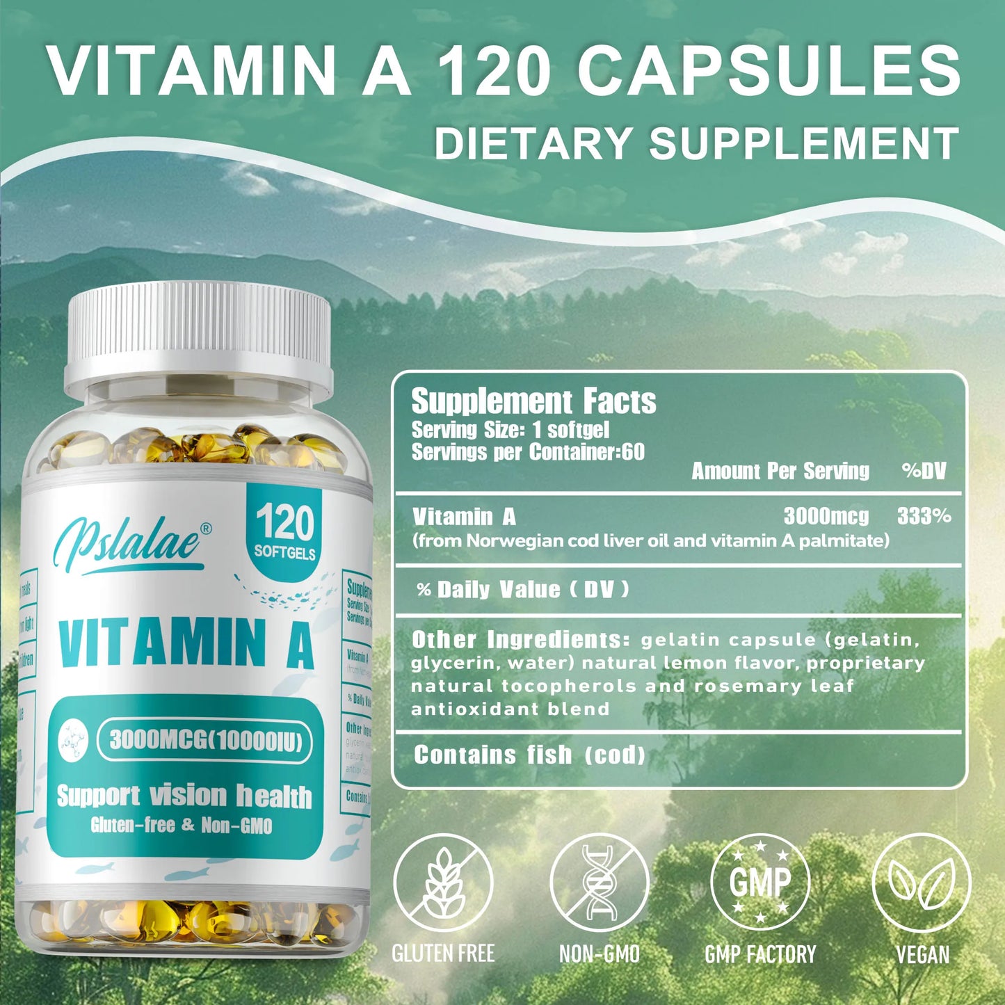 Vitamin A Capsules for Vision & Immunity