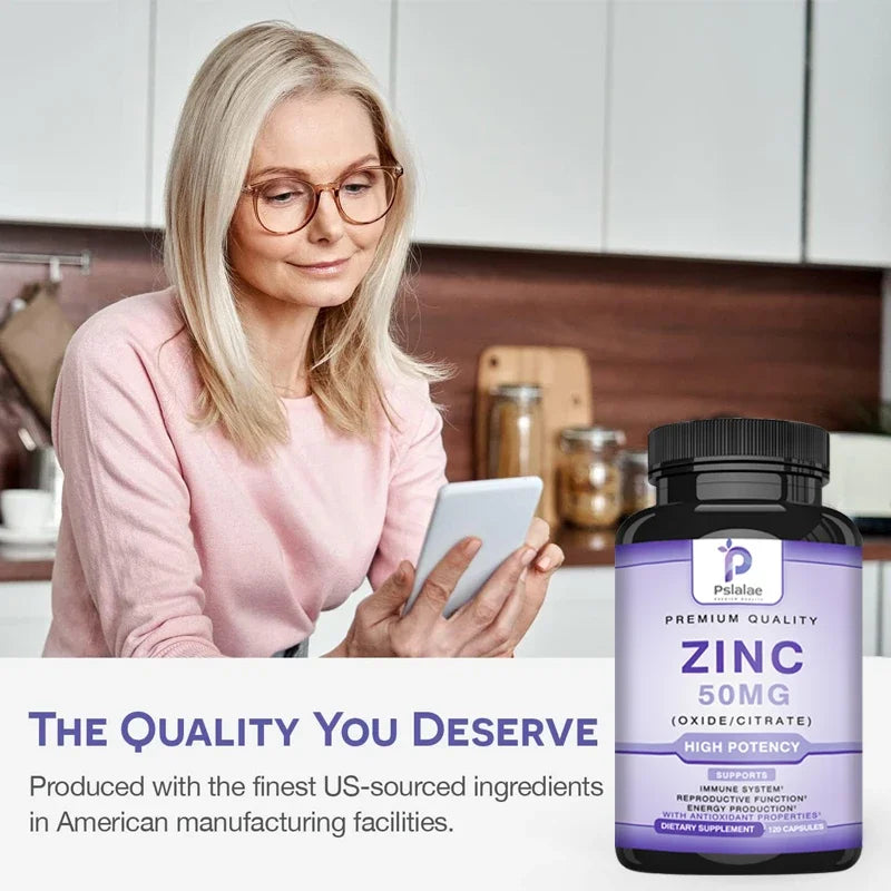 Zinc Immune Energy Support Capsules