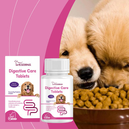 Natural Dog Probiotic Health Tablets