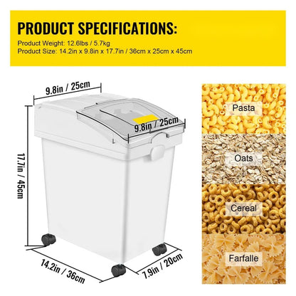 Wheeled Pantry Storage Containers