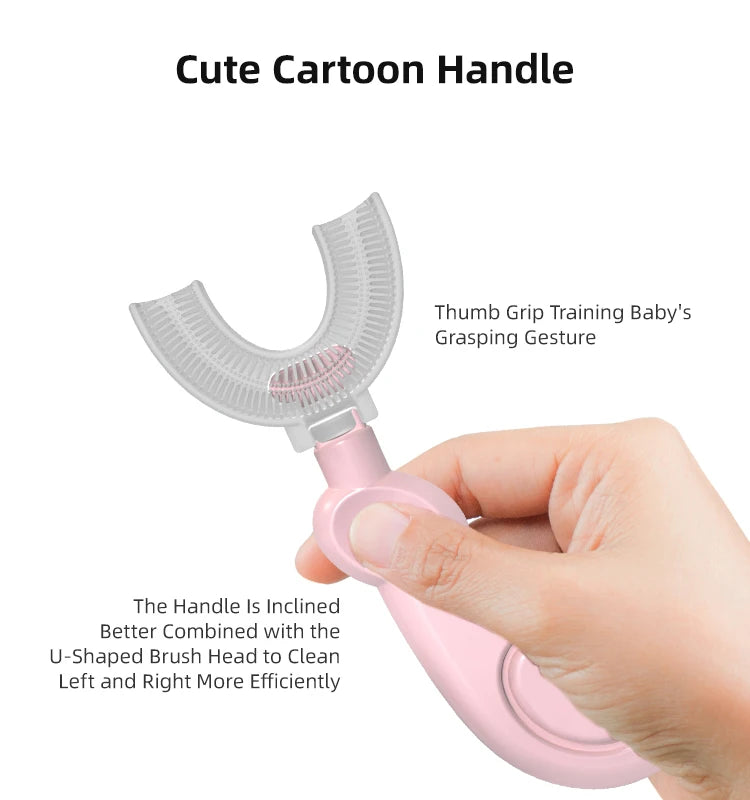 Children’s 360° U-Shaped Silicone Toothbrush