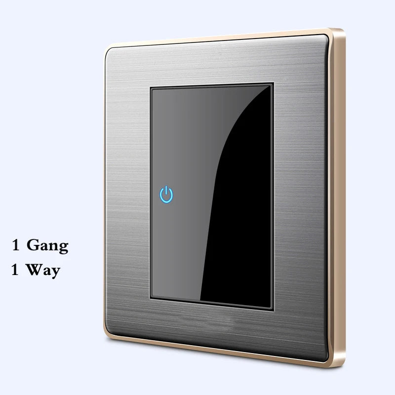 Brushed Stainless Steel Wall Switch