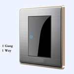 Brushed Stainless Steel Wall Switch