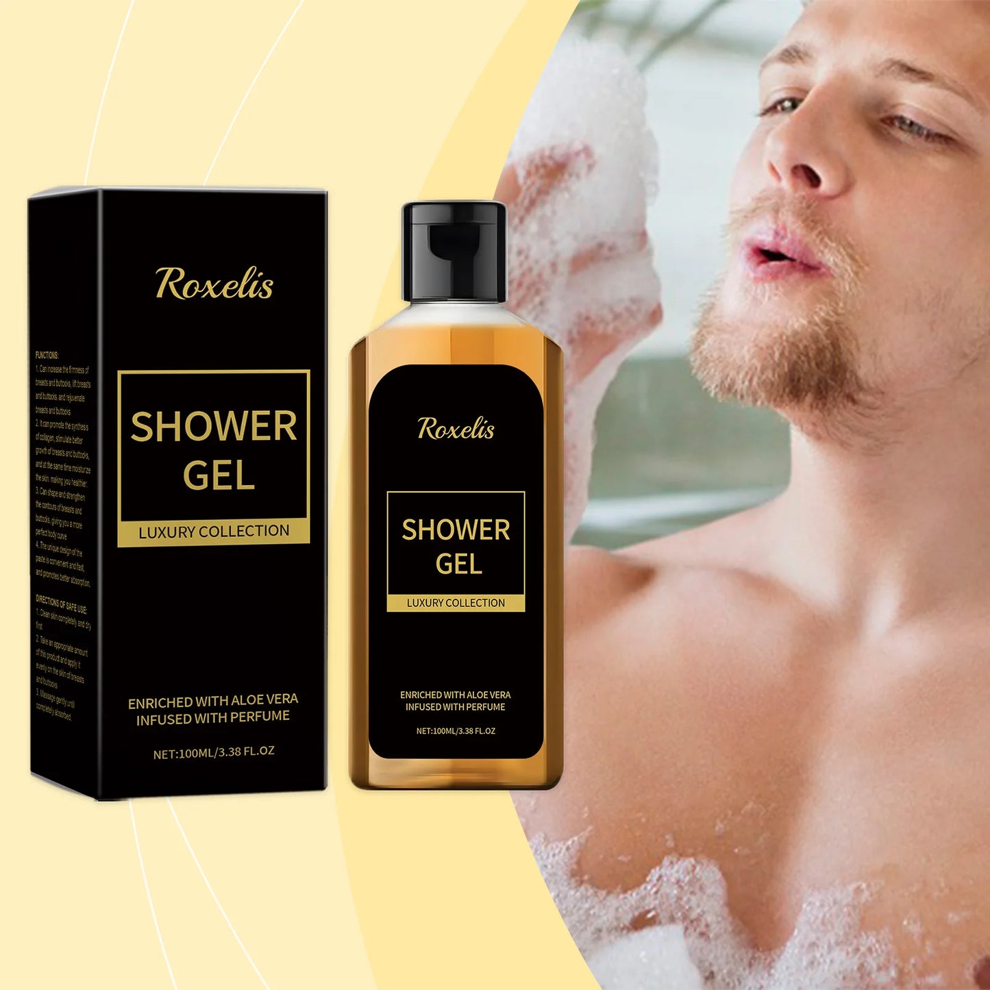 Roxelis Aloe Shower Gel for Freshness