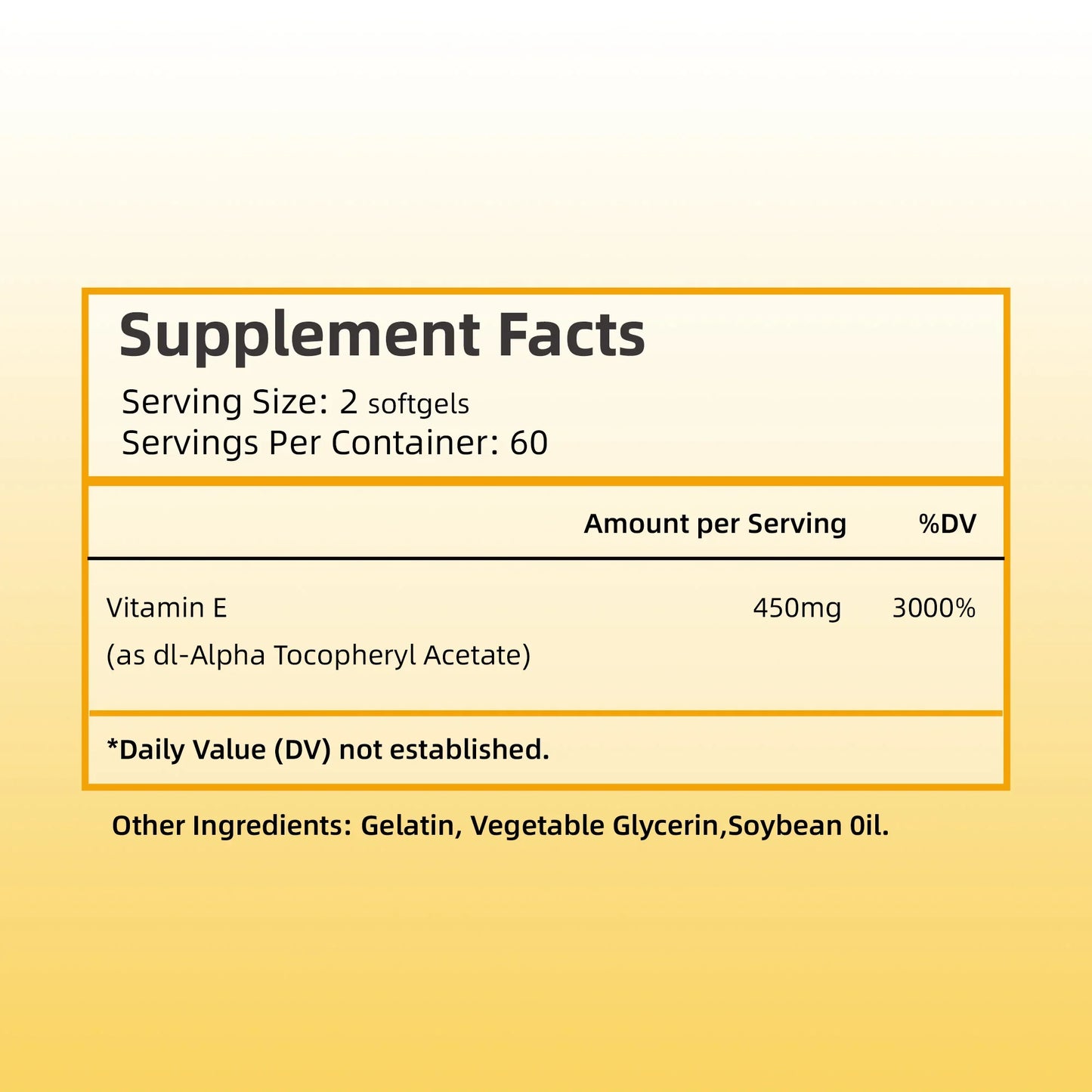 Vitamin E Capsules for Anti-Aging Support