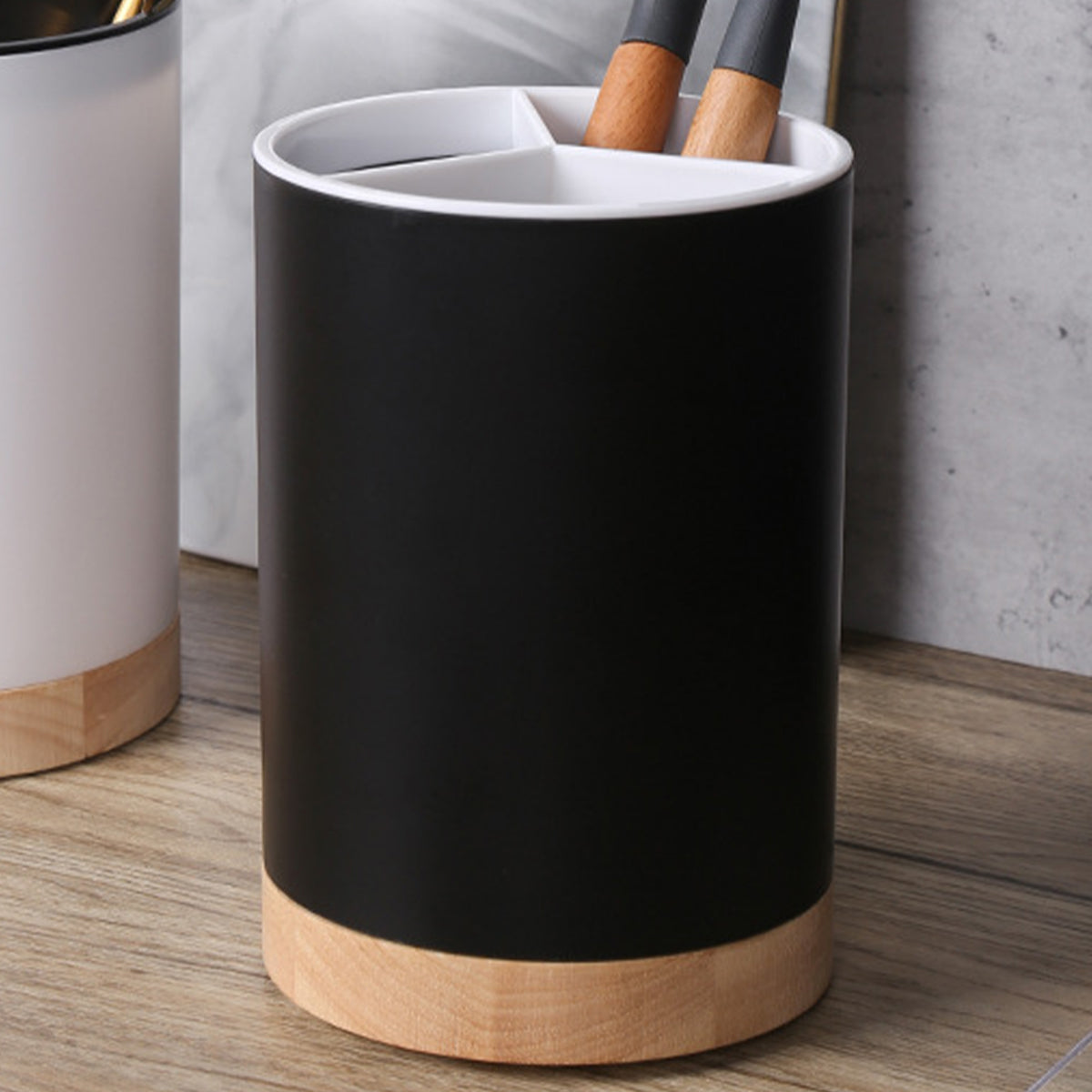Kitchen Utensil Storage Bucket Holder