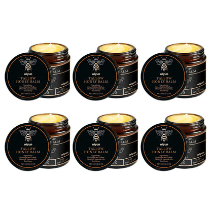 Organic Beef Tallow Balm with Raw Honey for Moisturizing