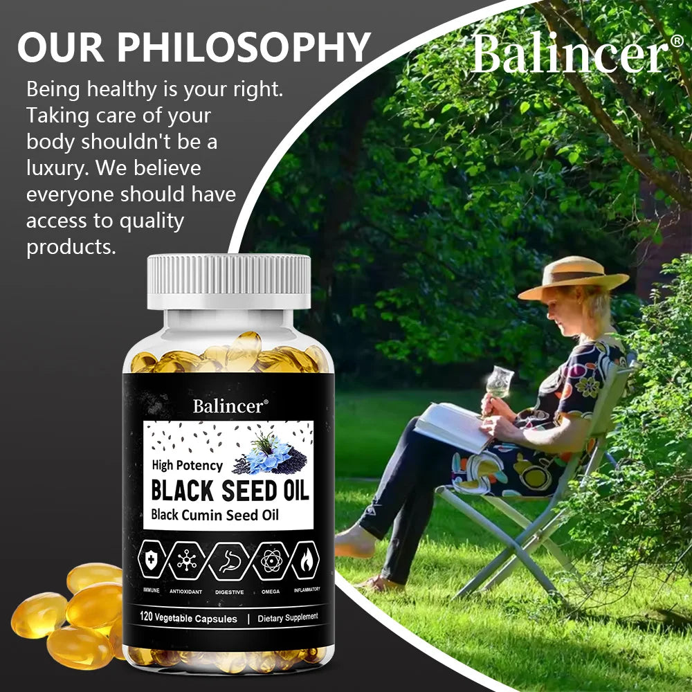 Organic Black Seed Oil Capsules