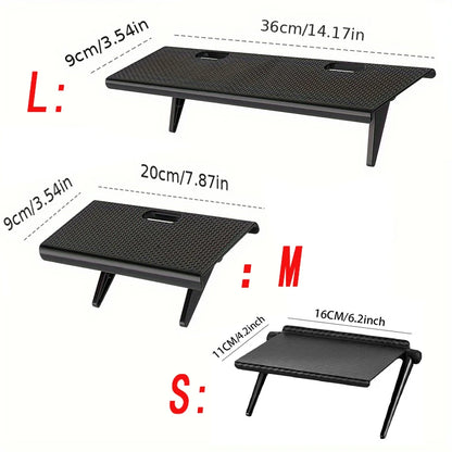 Adjustable Desktop TV and Monitor Shelf