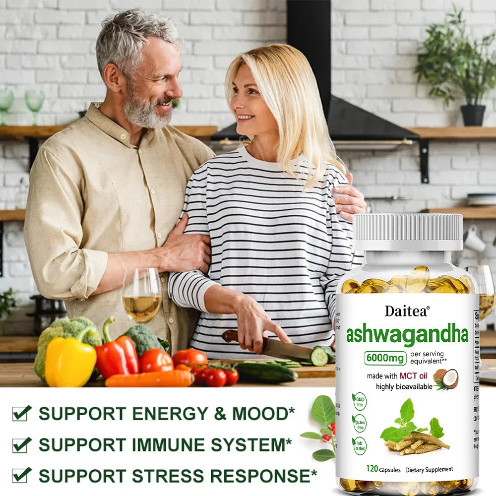Vegan Ashwagandha Root Health Supplement