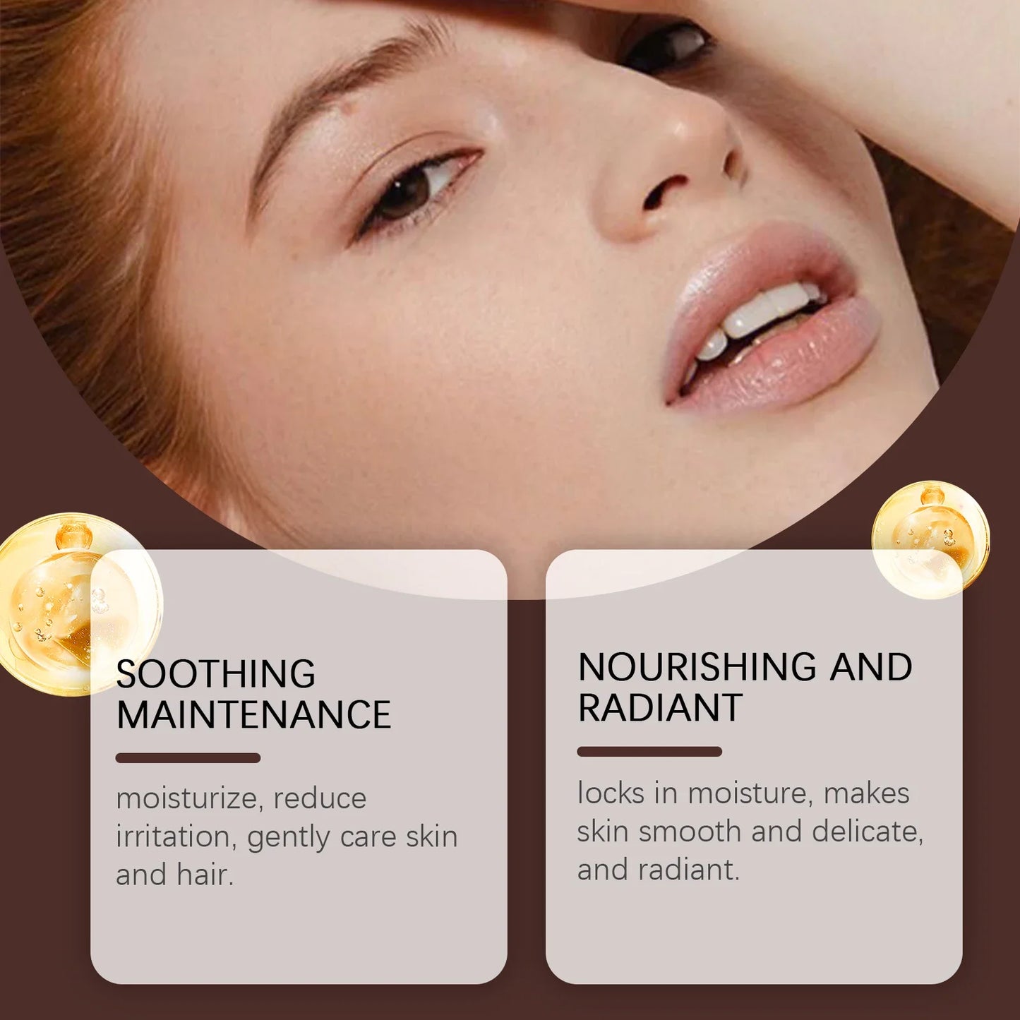 Organic Castor Oil for Hair and Eyelashes Nourishing Care