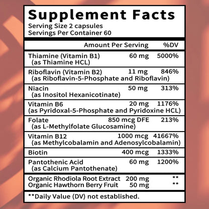 Adapto B Complex for Energy & Focus