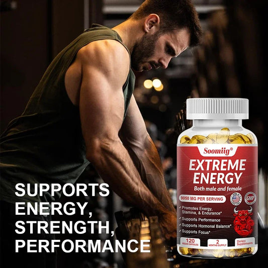 Pure Organic Ginseng Energy Booster Capsules