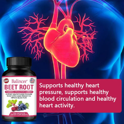 Natural Beet Root Supplement for Energy & Heart