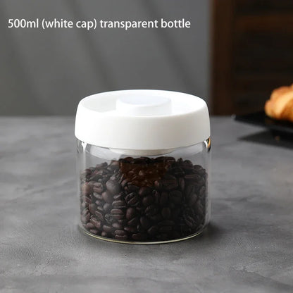 Airtight Coffee Bean Glass Jar