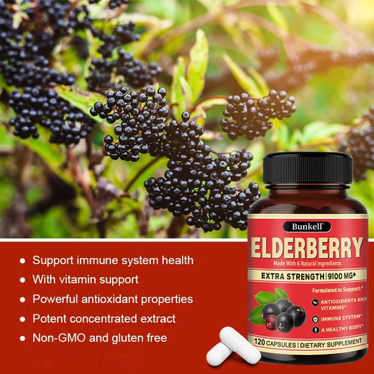 Elderberry Vitamin Supplement for Immunity