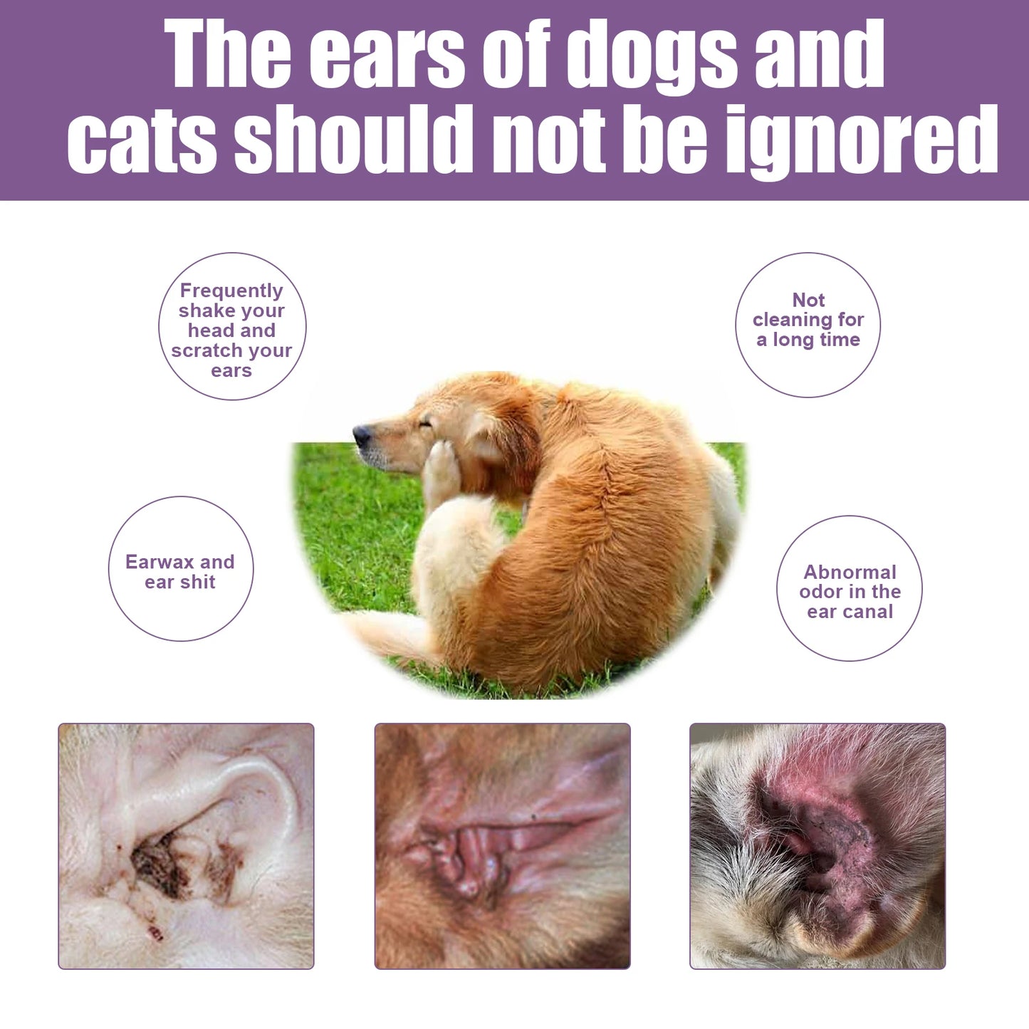 Natural Pet Ear Cleaning Solution