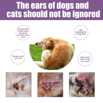 Natural Pet Ear Cleaning Solution