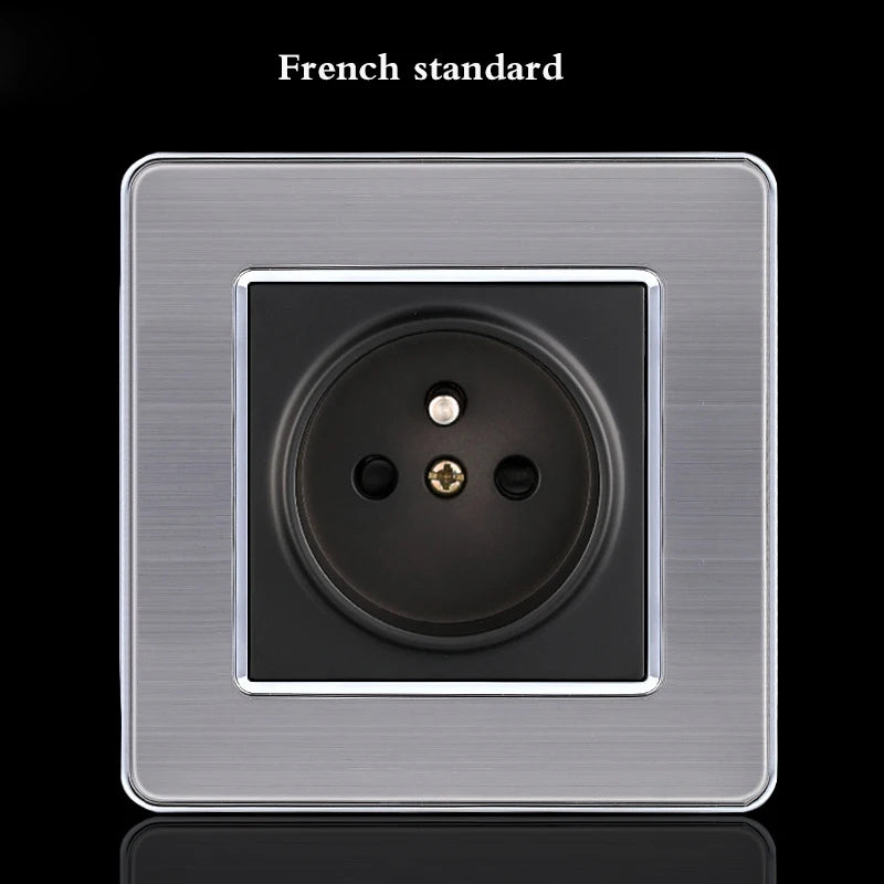 Brushed Stainless Steel Wall Switch