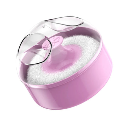 Infant Body Powder Puff with Container