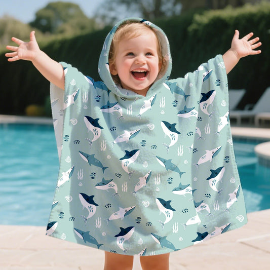 Microfiber Kid's Beach & Bathroom Robe
