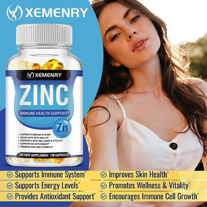 Zinc Hair Skin Immune Capsules
