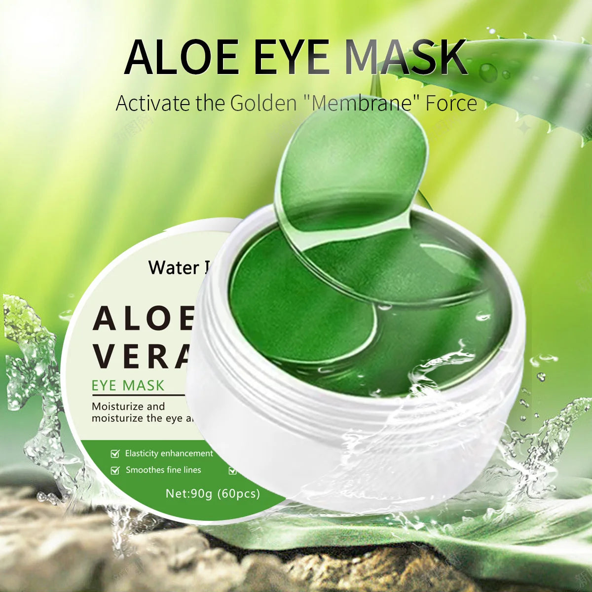 Aloe Vera Collagen Eye Patch for Moisturizing and Firming