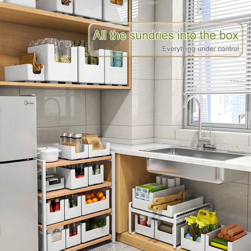Kitchen Cabinet Storage Organizer Box