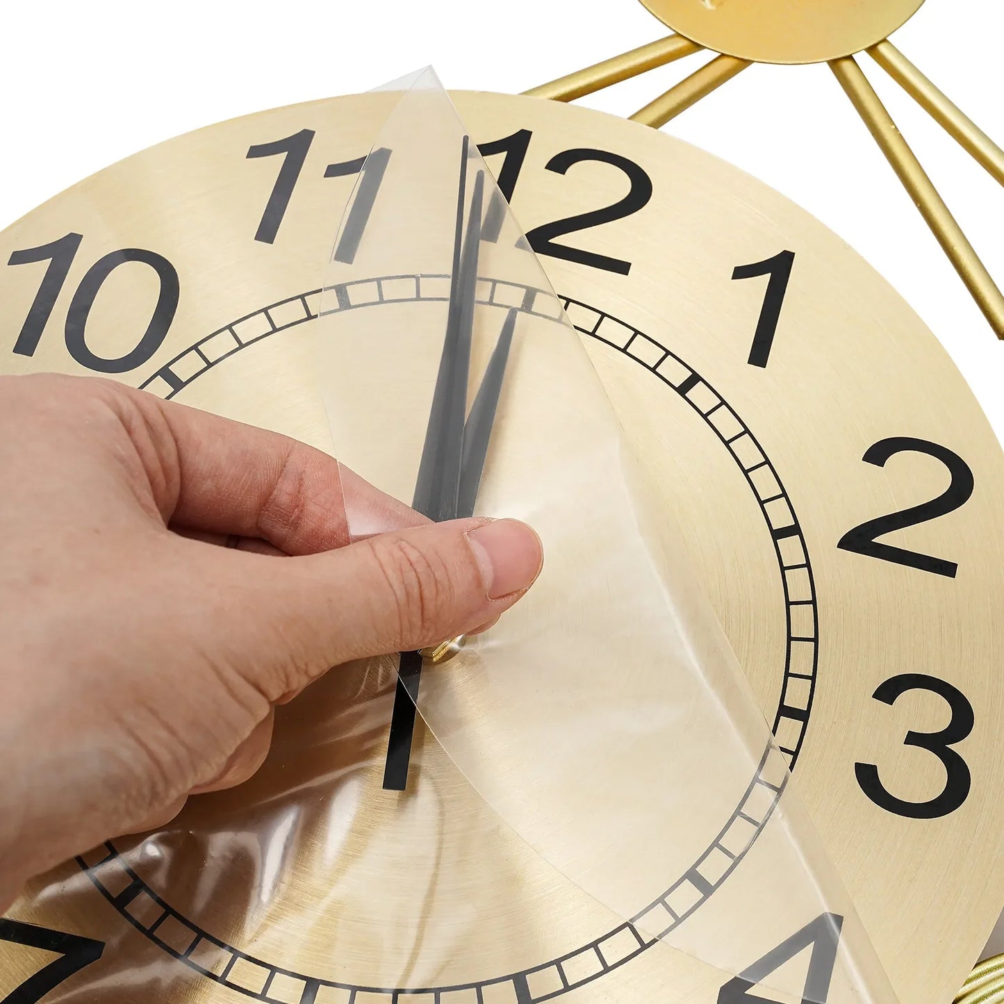 3D Metal Art Wall Clock