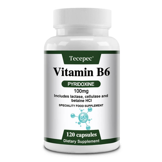 Vitamin B6 100mg for Brain & Heart Health