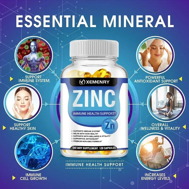 Zinc Hair Skin Immune Capsules
