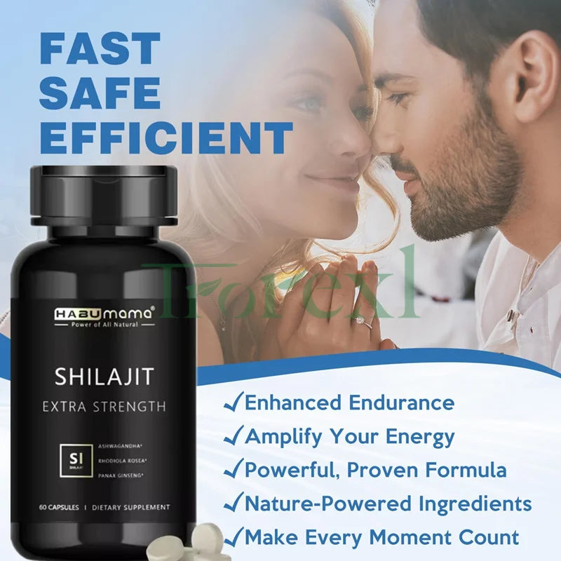 Organic Shilajit Men Energy Capsules