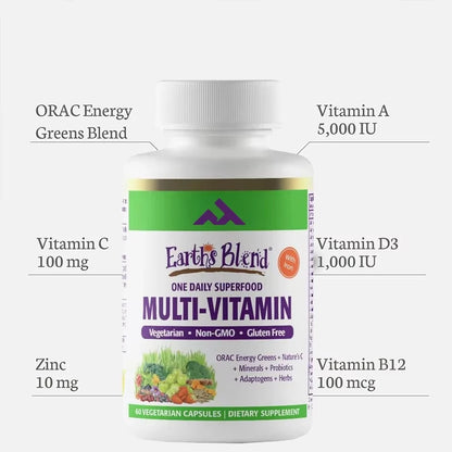 Earth’s Blend Organic Superfood Multivitamins