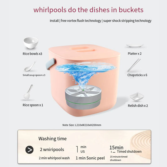 Ultrasonic Kitchen Dish Washer