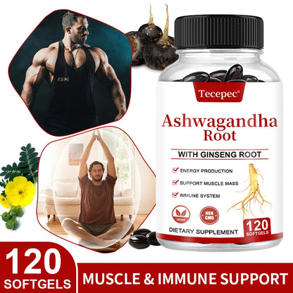 Organic Ashwagandha Herbal Energy Supplement