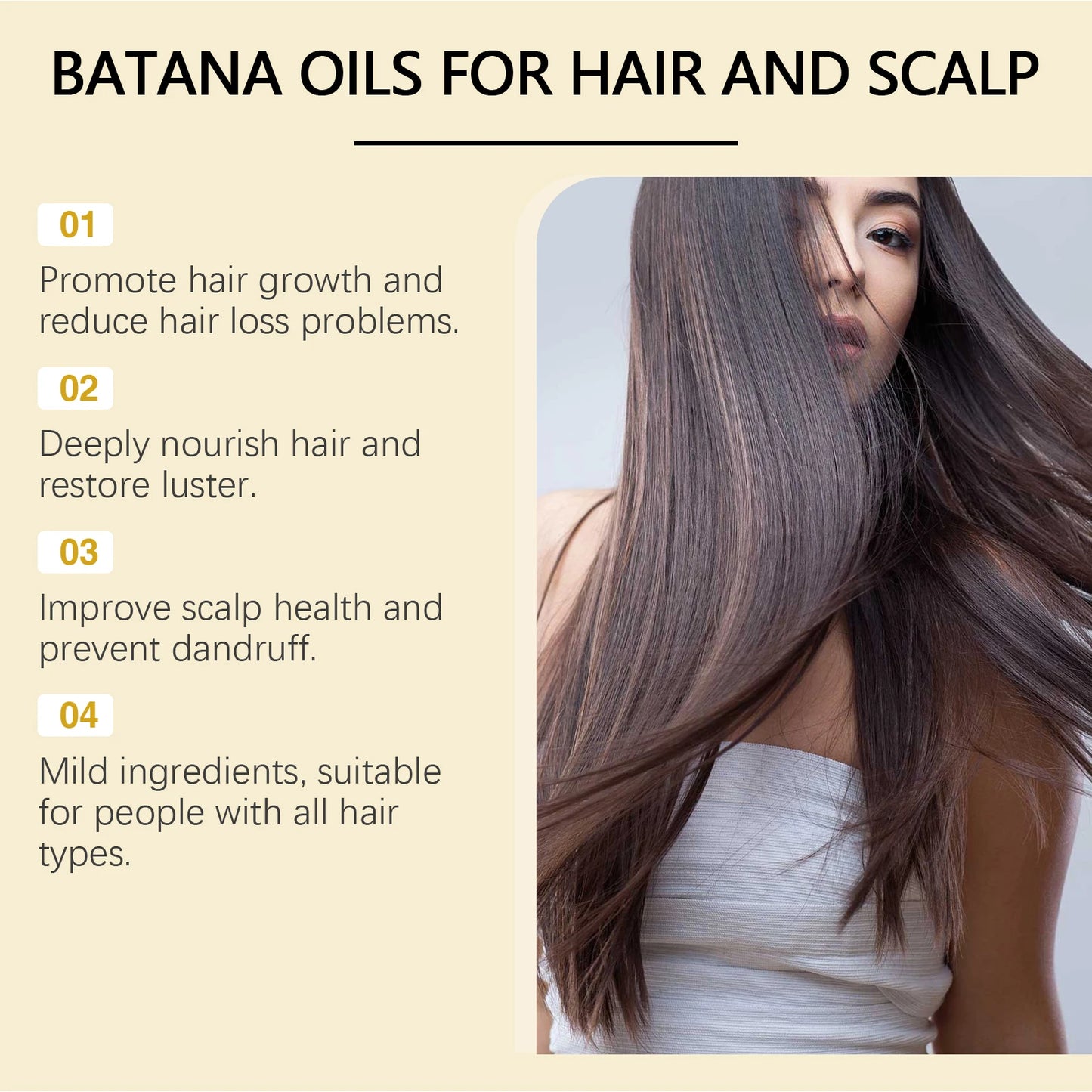 Fast Growth Natural Batana Hair Oil