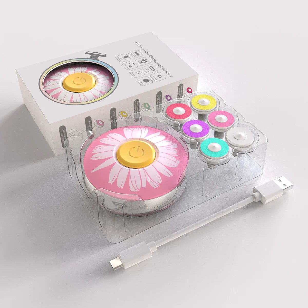 USB Rechargeable Nail Grinder for Safe Nail Care