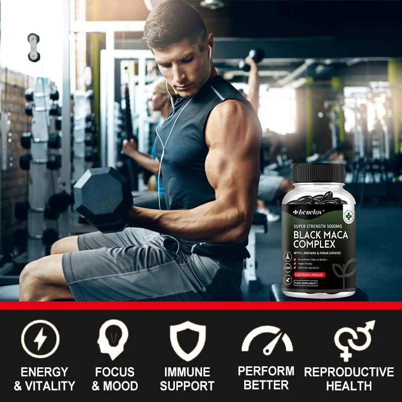 Black Maca Ginseng Vitamin Supplement