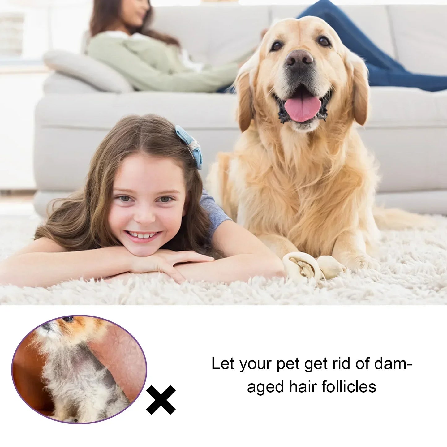 Natural Pet Hair Growth Treatment