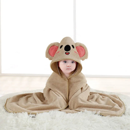 Newborn Hooded Bath Towel Blanket
