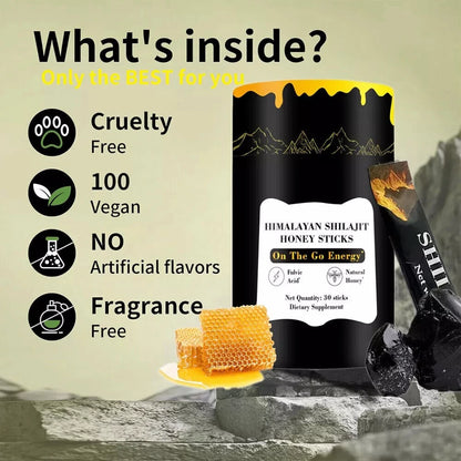 Himalayan Shilajit Honey Energy Sticks